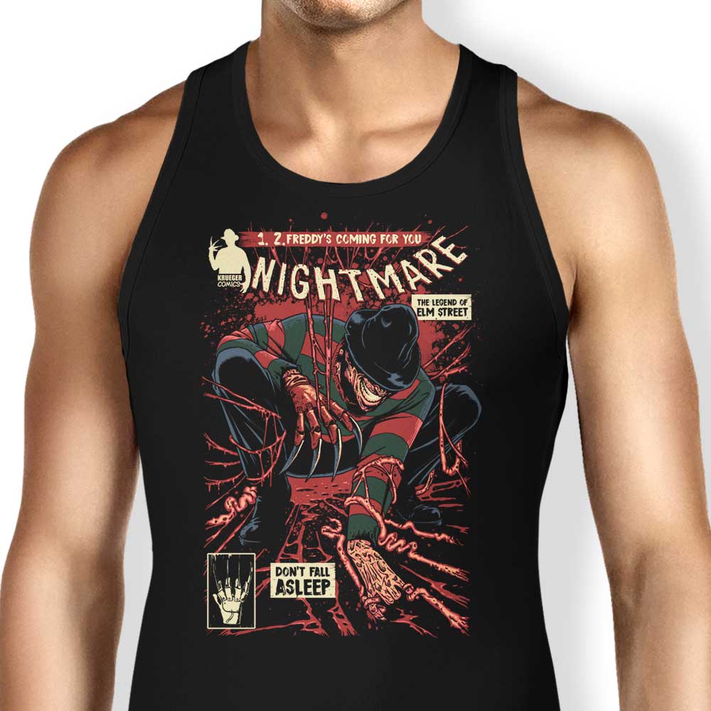 Don't Fall Asleep Tank Top - Adult & Kids T-Shirts, Sweatshirts & Hoodies apparel design preview 1