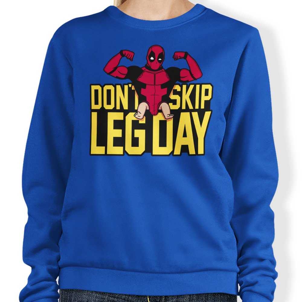 Don't Skip Leg Day - Adult & Kids T-Shirts, Sweatshirts & Hoodies apparel design preview 1
