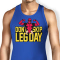 Don't Skip Leg Day Tank Top - Adult & Kids T-Shirts, Sweatshirts & Hoodies apparel design preview 1