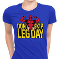Don't Skip Leg Day Women's Apparel - Adult & Kids T-Shirts, Sweatshirts & Hoodies apparel design preview 1