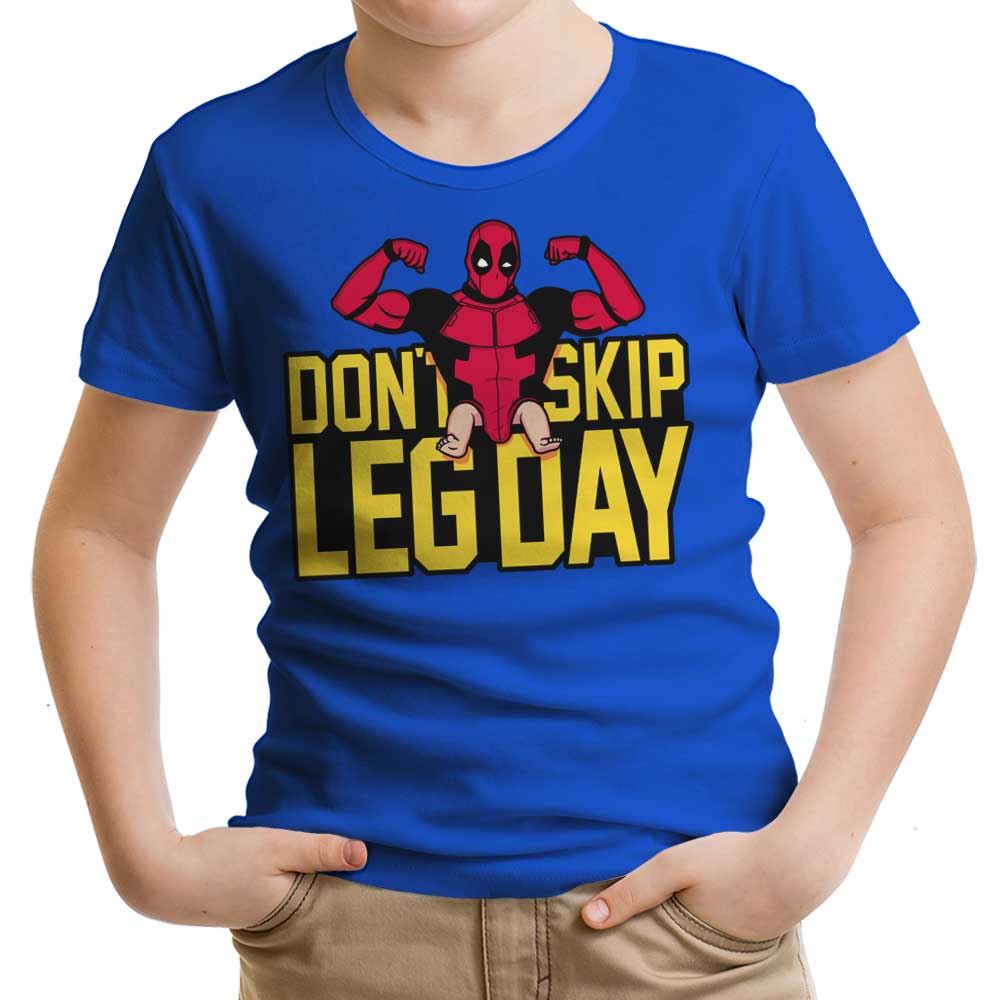 Don't Skip Leg Day Youth Apparel - Adult & Kids T-Shirts, Sweatshirts & Hoodies apparel design preview 1