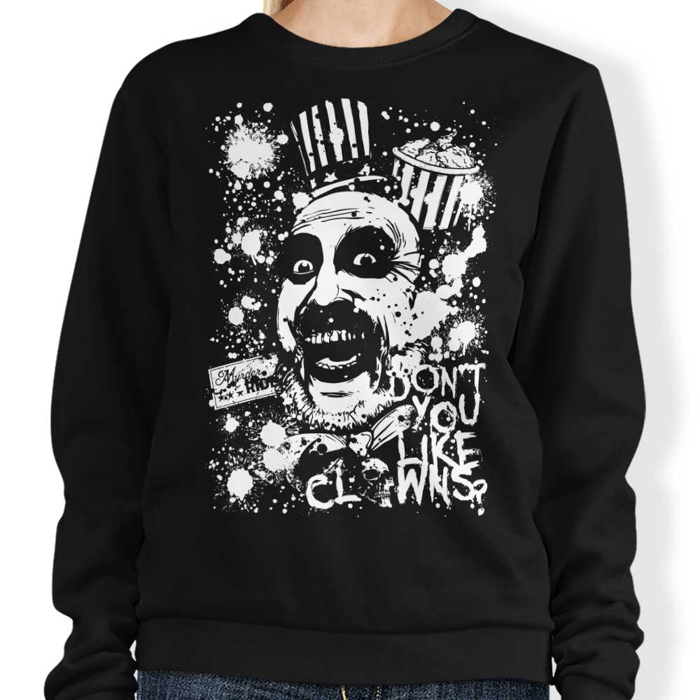Don't You Like Clowns - Adult & Kids T-Shirts, Sweatshirts & Hoodies apparel design preview 1