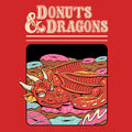 Donuts and Dragons Coasters - Adult & Kids T-Shirts, Sweatshirts & Hoodies apparel design preview 1