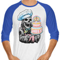 Doom Cake 3/4 Sleeve Raglan - Adult & Kids T-Shirts, Sweatshirts & Hoodies apparel design preview 1
