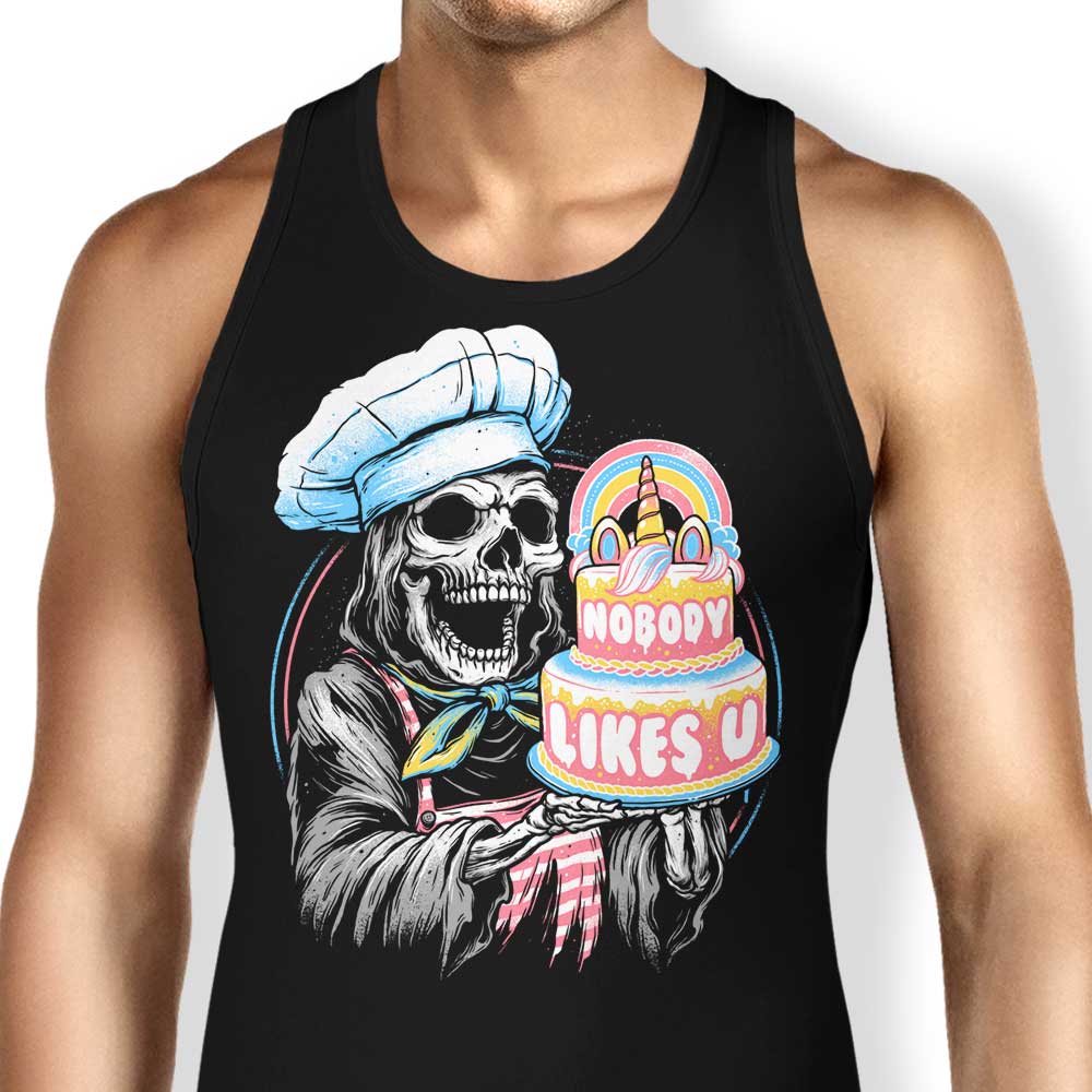 Doom Cake Tank Top - Adult & Kids T-Shirts, Sweatshirts & Hoodies apparel design preview 1