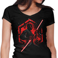 Double Bladed Warrior Women's V-Neck - Adult & Kids T-Shirts, Sweatshirts & Hoodies apparel design preview 1