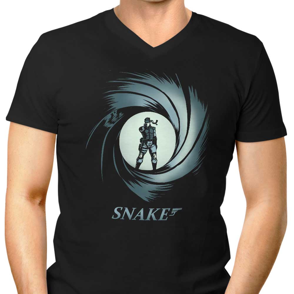 Double O' Snake Men's V-Neck - Adult & Kids T-Shirts, Sweatshirts & Hoodies apparel design preview 1