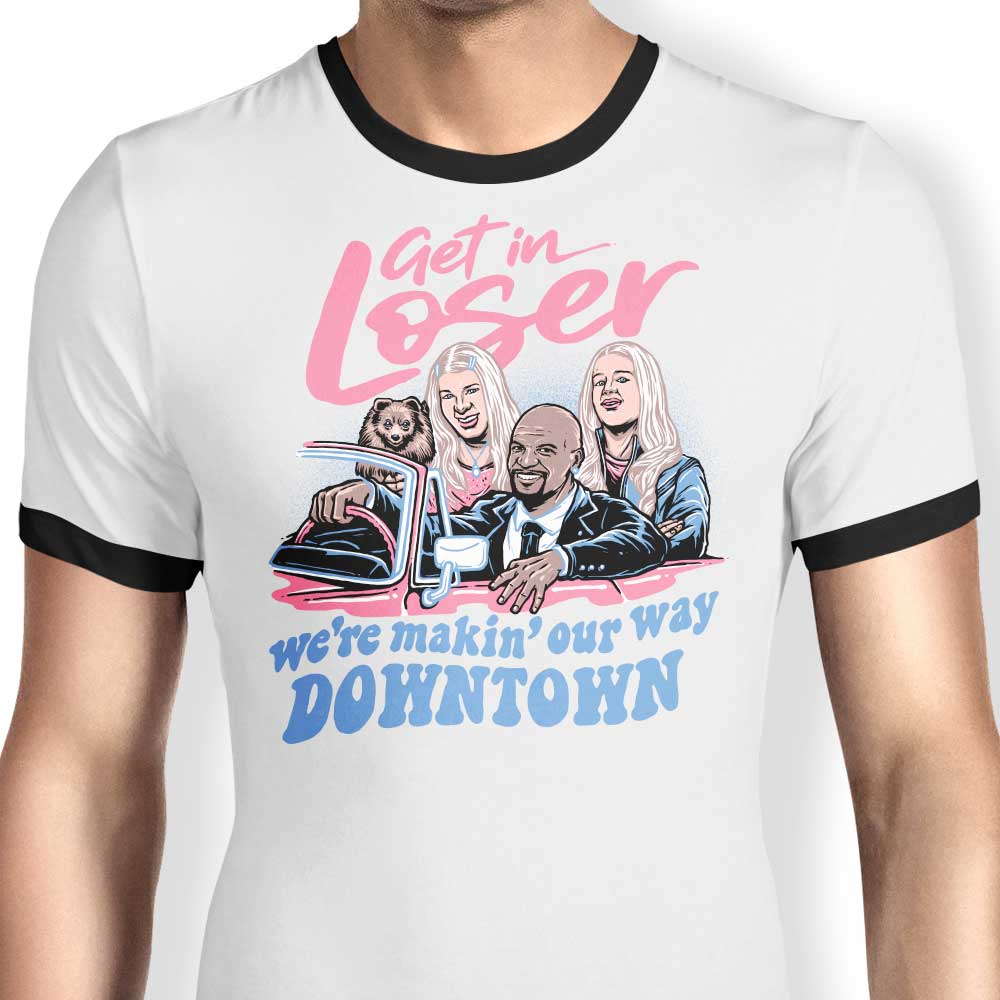 Downtown Driving Ringer - Adult & Kids T-Shirts, Sweatshirts & Hoodies apparel design preview 1