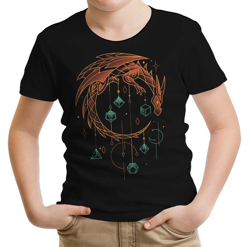 Draconic Dice Keeper Youth Apparel - Adult & Kids T-Shirts, Sweatshirts & Hoodies apparel design preview 1