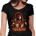 Dragon Ascendant Women's V-Neck - Adult & Kids T-Shirts, Sweatshirts & Hoodies apparel design preview 1