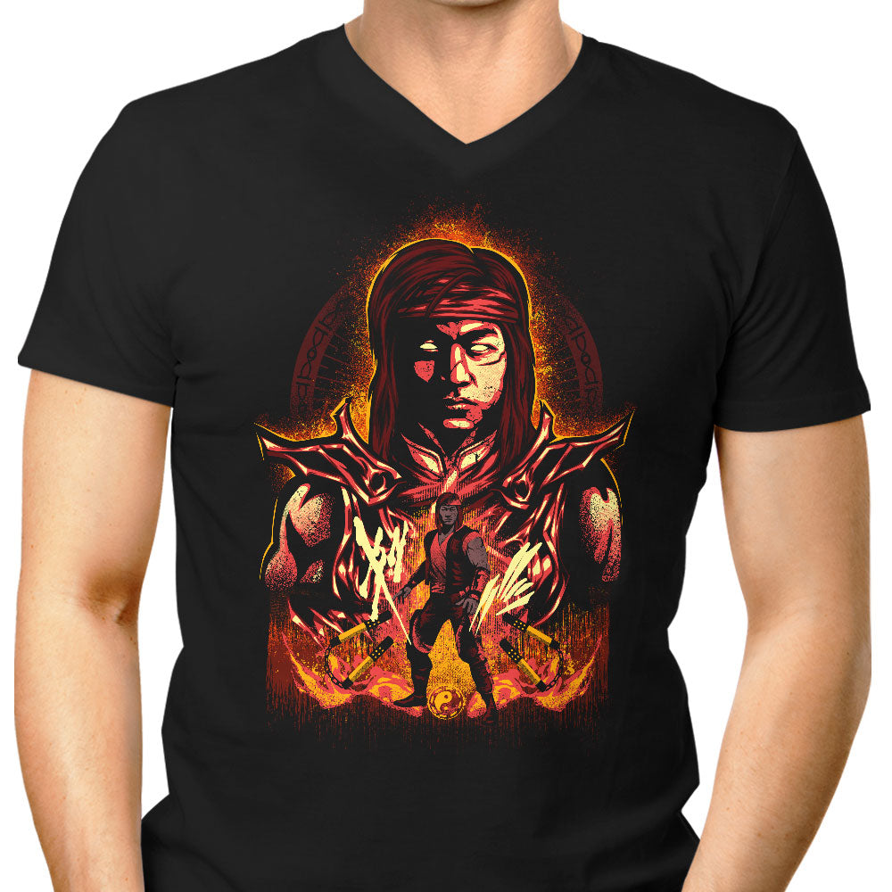 Dragon Ascendant Men's V-Neck - Adult & Kids T-Shirts, Sweatshirts & Hoodies apparel design preview 1