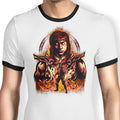 Dragon Ascendant Ringer - Adult & Kids T-Shirts, Sweatshirts & Hoodies apparel design preview 1