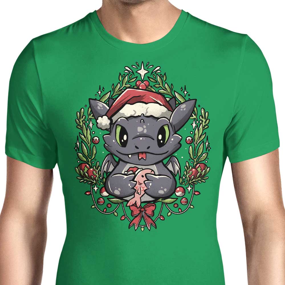 Dragon Christmas Men's Apparel - Adult & Kids T-Shirts, Sweatshirts & Hoodies apparel design preview 1