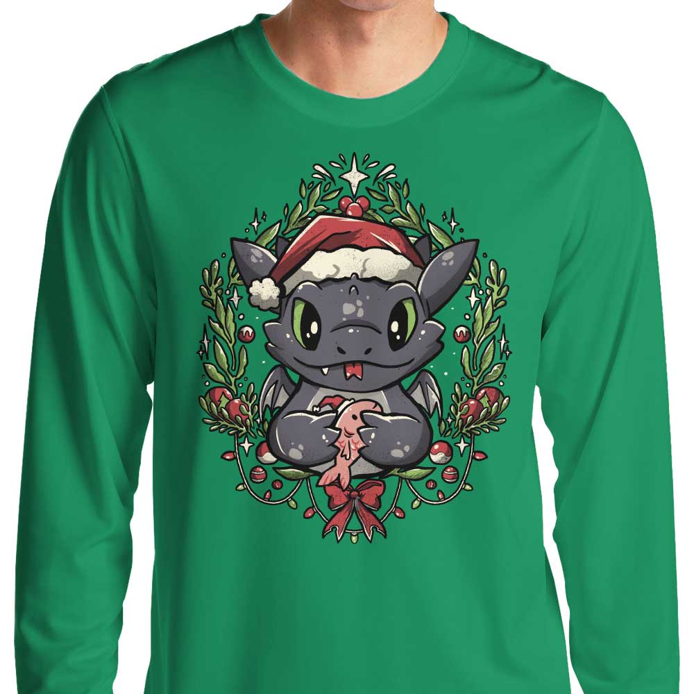 Dragon Christmas - Adult & Kids T-Shirts, Sweatshirts & Hoodies apparel design preview 1