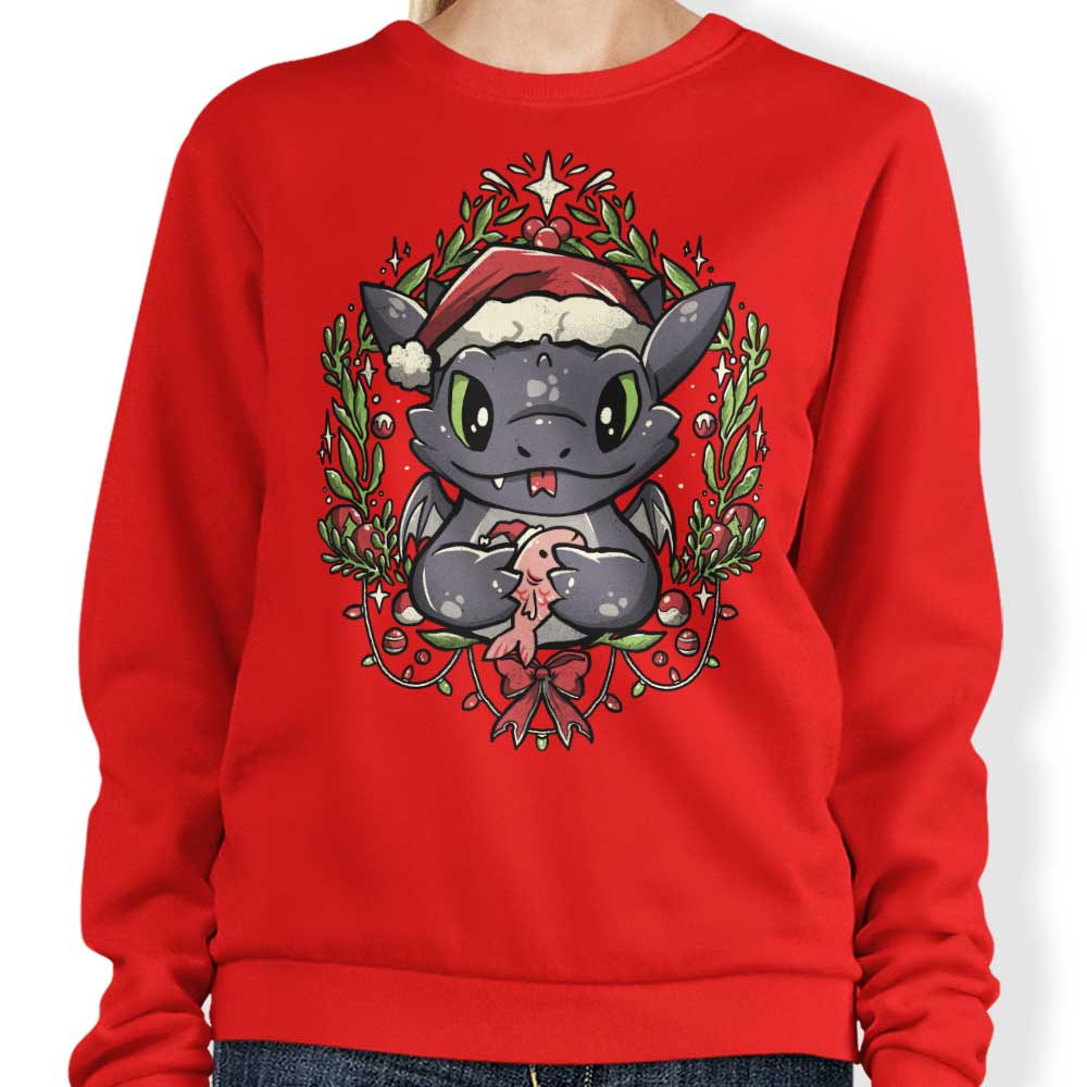 Dragon Christmas - Adult & Kids T-Shirts, Sweatshirts & Hoodies apparel design preview 1