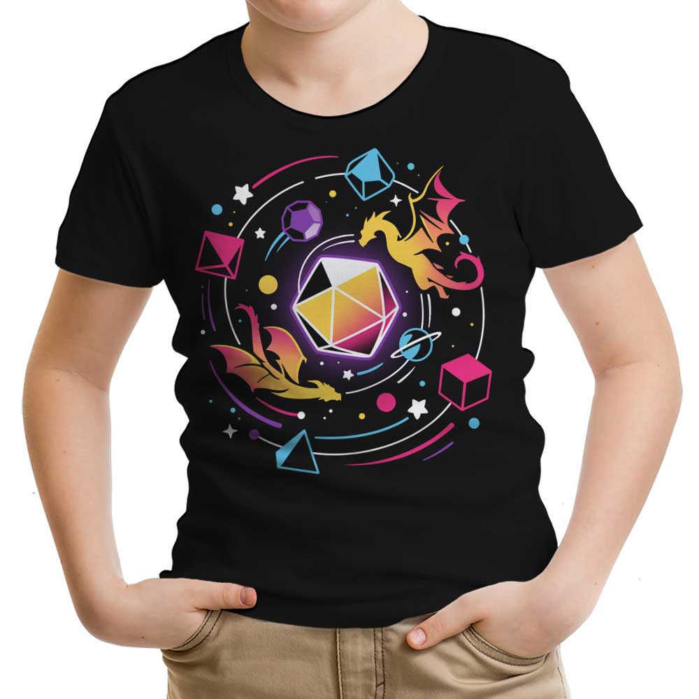 Dragon Dice Solar System Youth Apparel - Adult & Kids T-Shirts, Sweatshirts & Hoodies apparel design preview 1