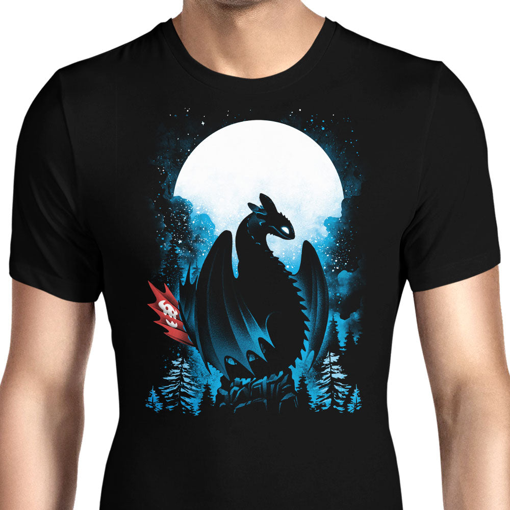 Dragon in the Moonlight Men's Apparel - Adult & Kids T-Shirts, Sweatshirts & Hoodies apparel design preview 1