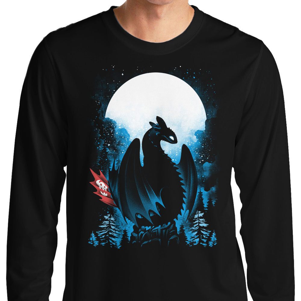 Dragon in the Moonlight - Adult & Kids T-Shirts, Sweatshirts & Hoodies apparel design preview 1