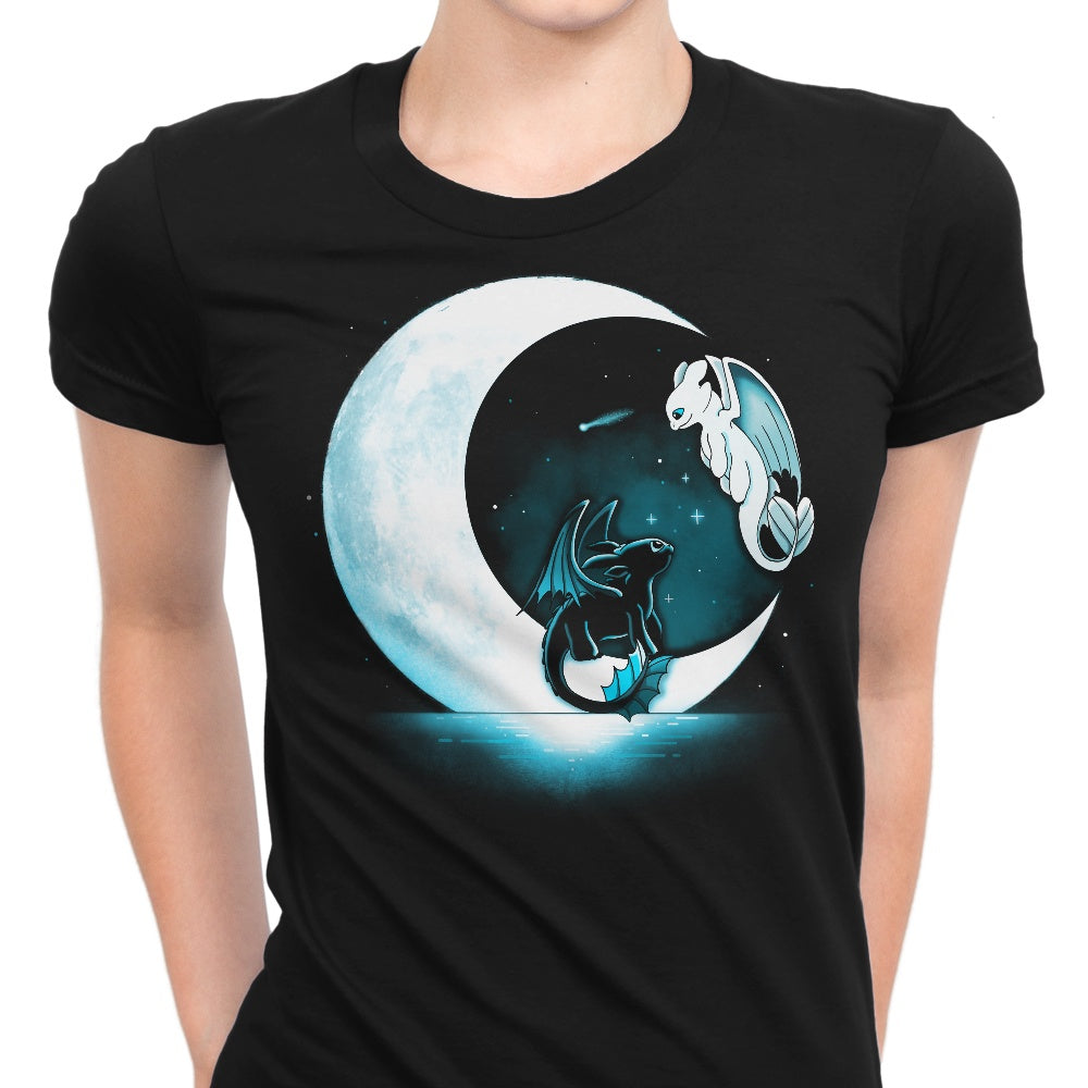 Dragon Moons Women's Apparel - Adult & Kids T-Shirts, Sweatshirts & Hoodies apparel design preview 1