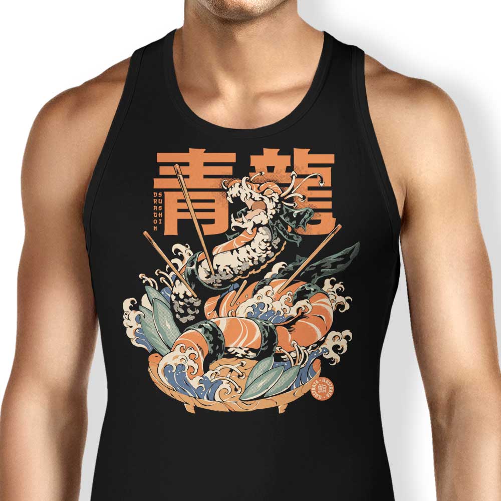 Dragon Sushi Tank Top - Adult & Kids T-Shirts, Sweatshirts & Hoodies apparel design preview 1