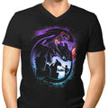 Dragons and Men's V-Neck - Adult & Kids T-Shirts, Sweatshirts & Hoodies apparel design preview 1