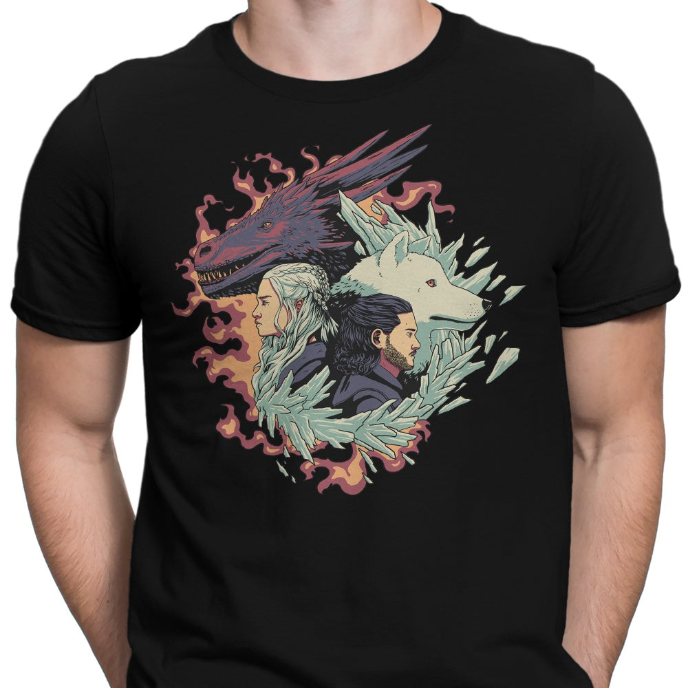 Dragons and Wolves Men's Apparel - Adult & Kids T-Shirts, Sweatshirts & Hoodies apparel design preview 2