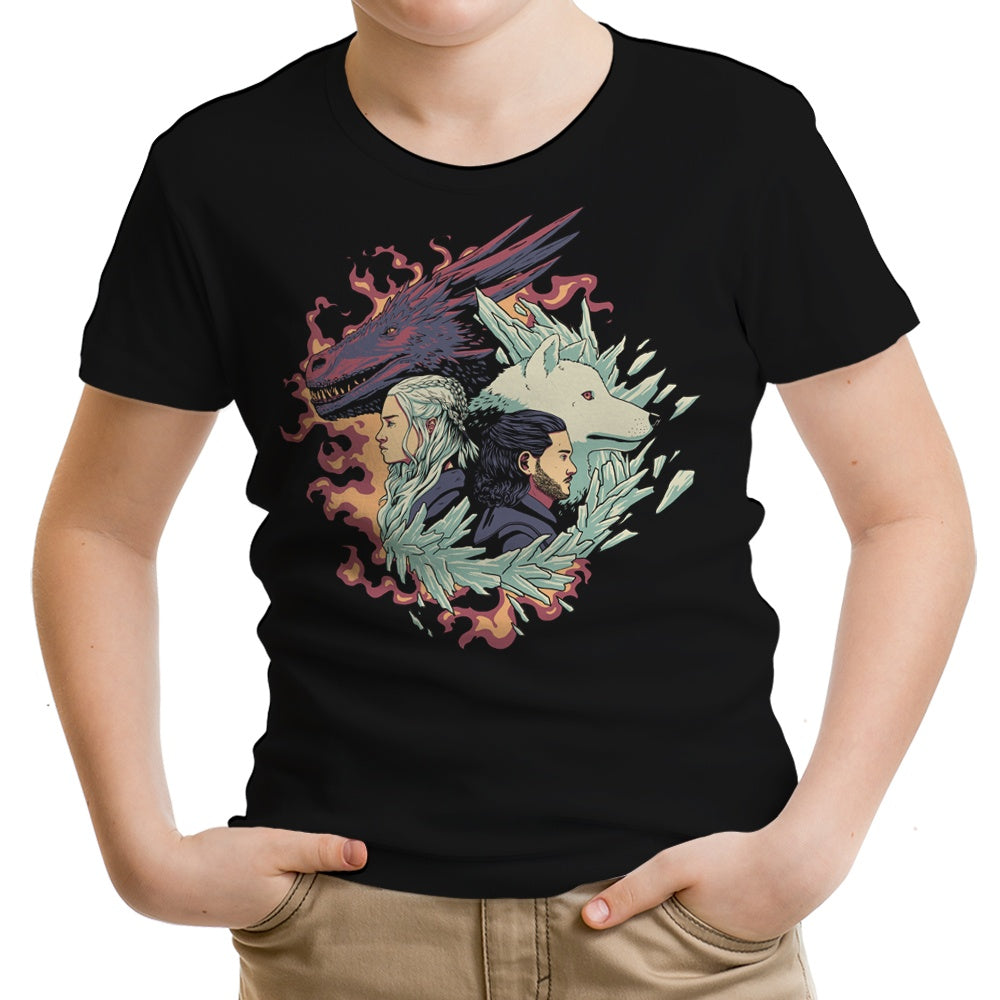 Dragons and Wolves Youth Apparel - Adult & Kids T-Shirts, Sweatshirts & Hoodies apparel design preview 1