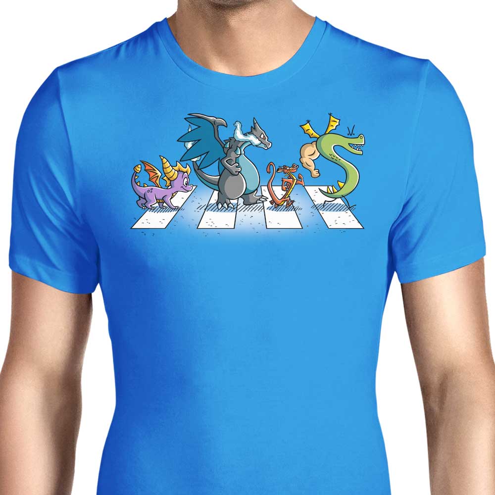 Dragons on Abbey Road Men's Apparel - Adult & Kids T-Shirts, Sweatshirts & Hoodies apparel design preview 1
