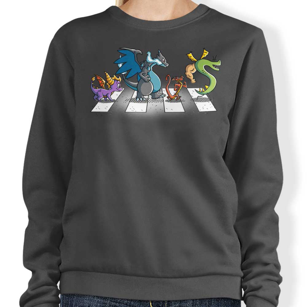 Dragons on Abbey Road - Adult & Kids T-Shirts, Sweatshirts & Hoodies apparel design preview 1