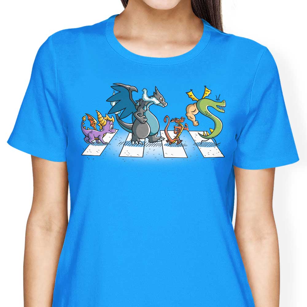 Dragons on Abbey Road Women's Apparel - Adult & Kids T-Shirts, Sweatshirts & Hoodies apparel design preview 2