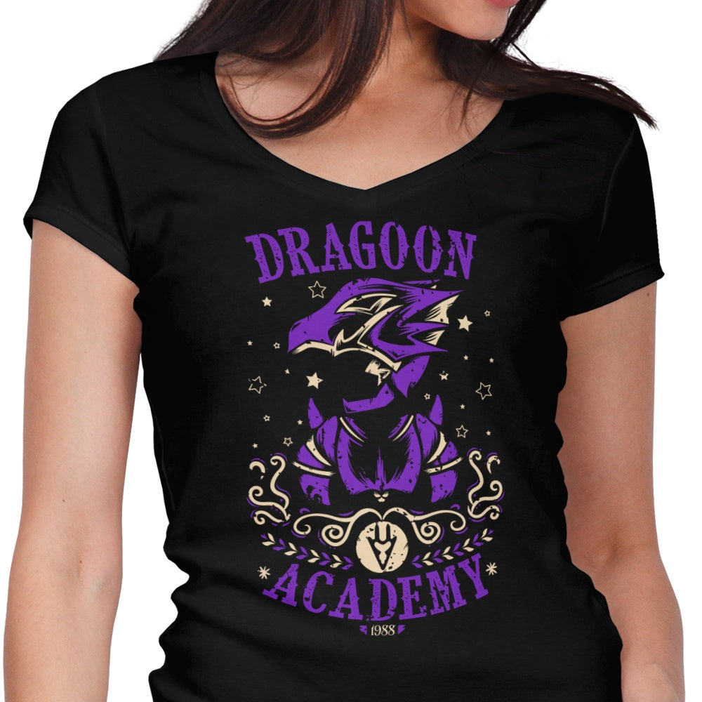 Dragoon Academy Women's V-Neck - Adult & Kids T-Shirts, Sweatshirts & Hoodies apparel design preview 1