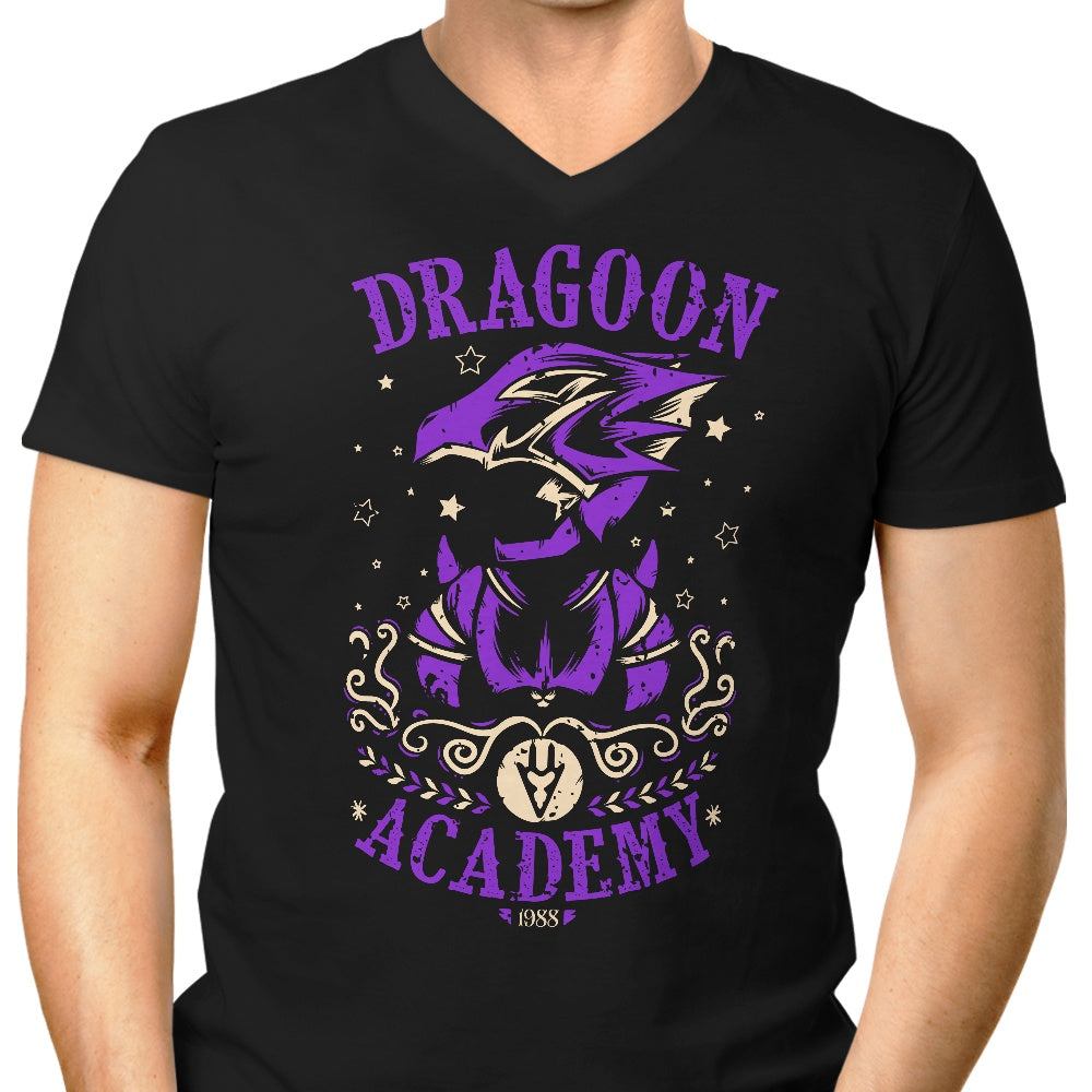 Dragoon Academy Men's V-Neck - Adult & Kids T-Shirts, Sweatshirts & Hoodies apparel design preview 1