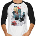 Dread Hunter 3/4 Sleeve Raglan - Adult & Kids T-Shirts, Sweatshirts & Hoodies apparel design preview 1