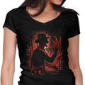 Dream Demon Women's V-Neck - Adult & Kids T-Shirts, Sweatshirts & Hoodies apparel design preview 1