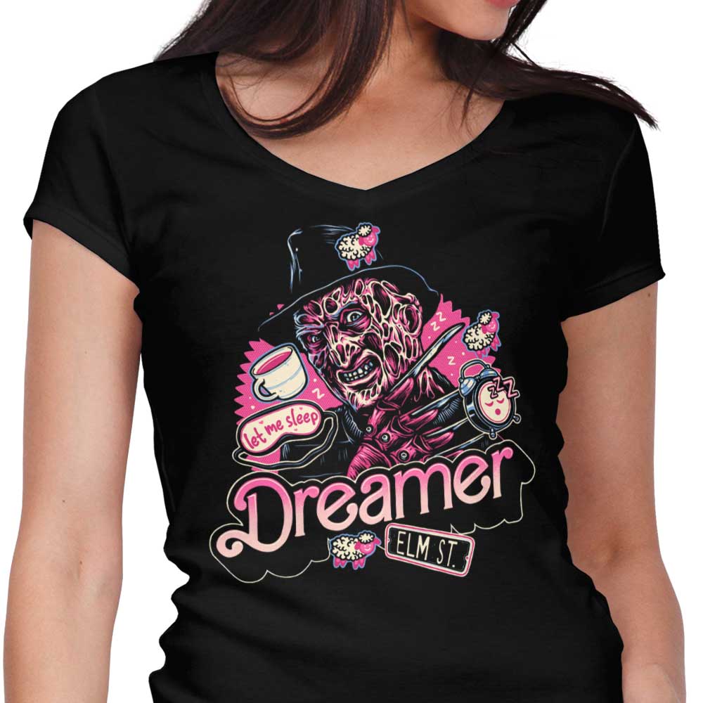 Dreamer Love Women's V-Neck - Adult & Kids T-Shirts, Sweatshirts & Hoodies apparel design preview 1