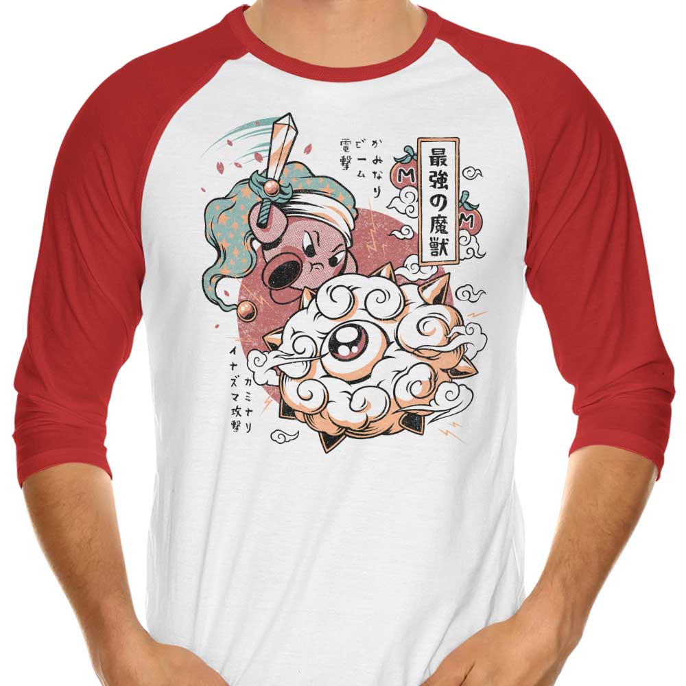 Dreamland Samurai 3/4 Sleeve Raglan - Adult & Kids T-Shirts, Sweatshirts & Hoodies apparel design preview 1