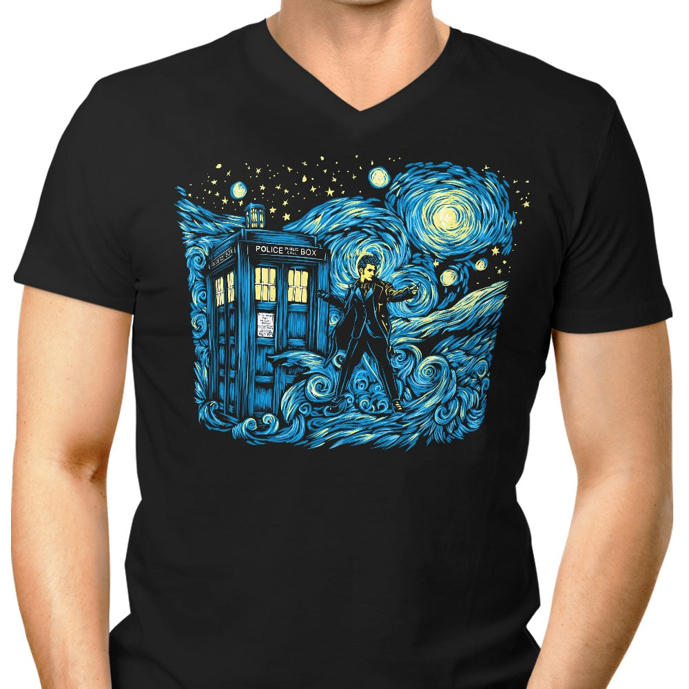 Dreams of Time and Space Men's V-Neck - Adult & Kids T-Shirts, Sweatshirts & Hoodies apparel design preview 1