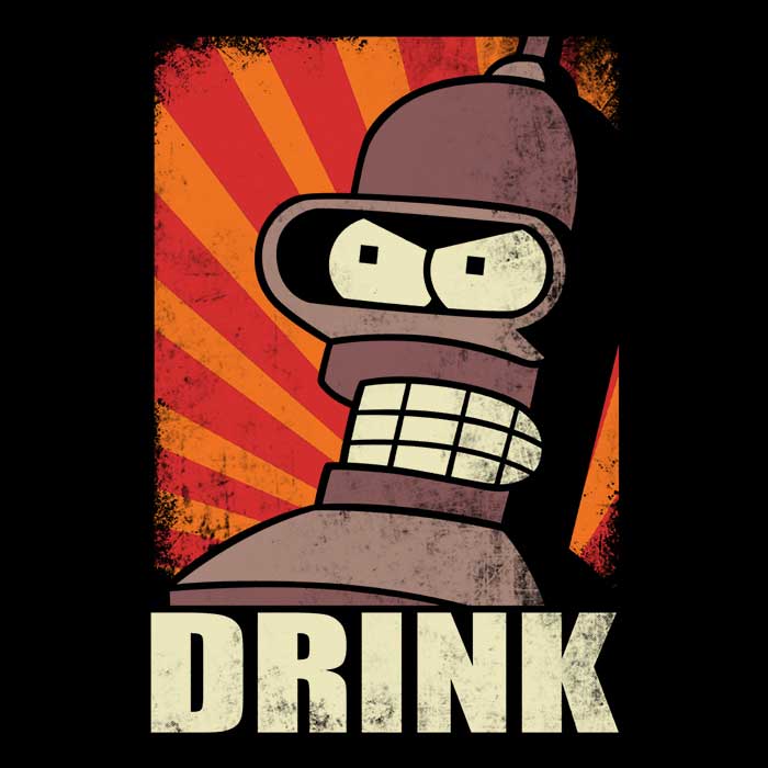 Drink! Men's Apparel - Adult & Kids T-Shirts, Sweatshirts & Hoodies apparel design preview 2