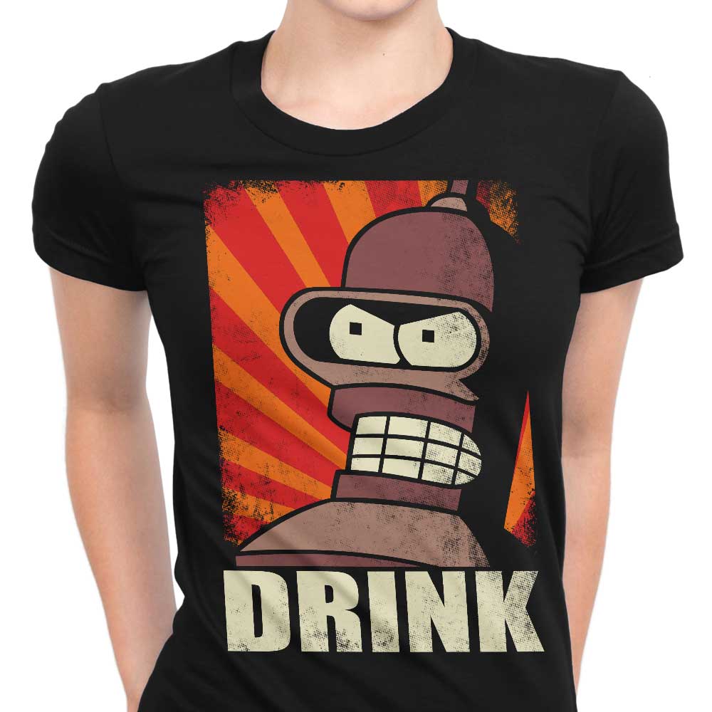 Drink! Women's Apparel - Adult & Kids T-Shirts, Sweatshirts & Hoodies apparel design preview 1