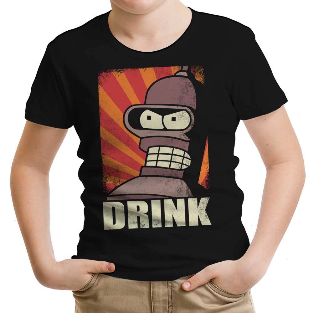 Drink! Youth Apparel - Adult & Kids T-Shirts, Sweatshirts & Hoodies apparel design preview 1