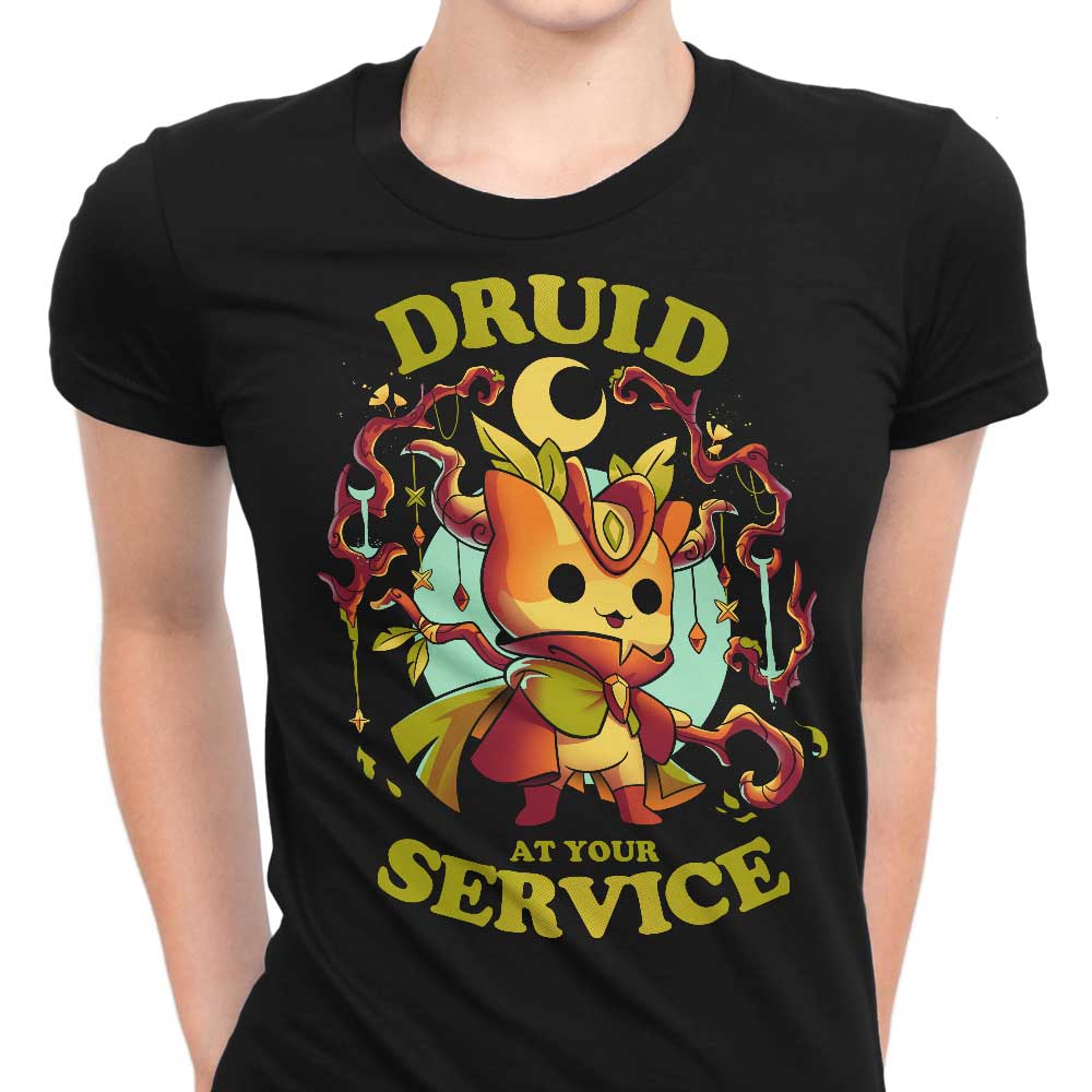 Druid at Your Service Women's Apparel - Adult & Kids T-Shirts, Sweatshirts & Hoodies apparel design preview 1