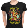 Druid at Your Service Women's Apparel - Adult & Kids T-Shirts, Sweatshirts & Hoodies apparel design preview 1