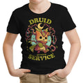Druid at Your Service Youth Apparel - Adult & Kids T-Shirts, Sweatshirts & Hoodies apparel design preview 1
