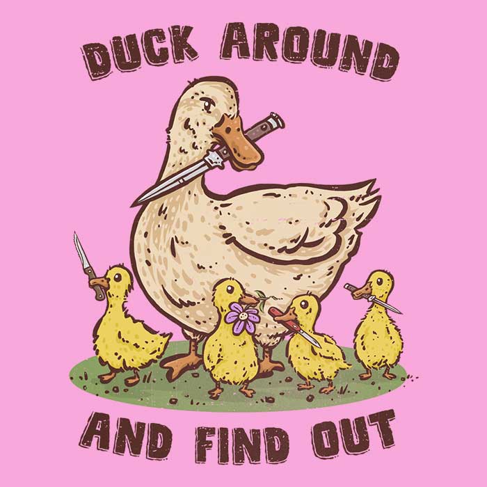 Duck Around Men's Apparel - Adult & Kids T-Shirts, Sweatshirts & Hoodies apparel design preview 2
