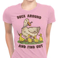 Duck Around Women's Apparel - Adult & Kids T-Shirts, Sweatshirts & Hoodies apparel design preview 1