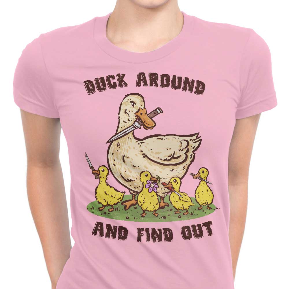 Duck Around Women's Apparel - Adult & Kids T-Shirts, Sweatshirts & Hoodies apparel design preview 1