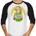 Dude, I'm Not Zelda 3/4 Sleeve Raglan - Adult & Kids T-Shirts, Sweatshirts & Hoodies apparel design preview 1
