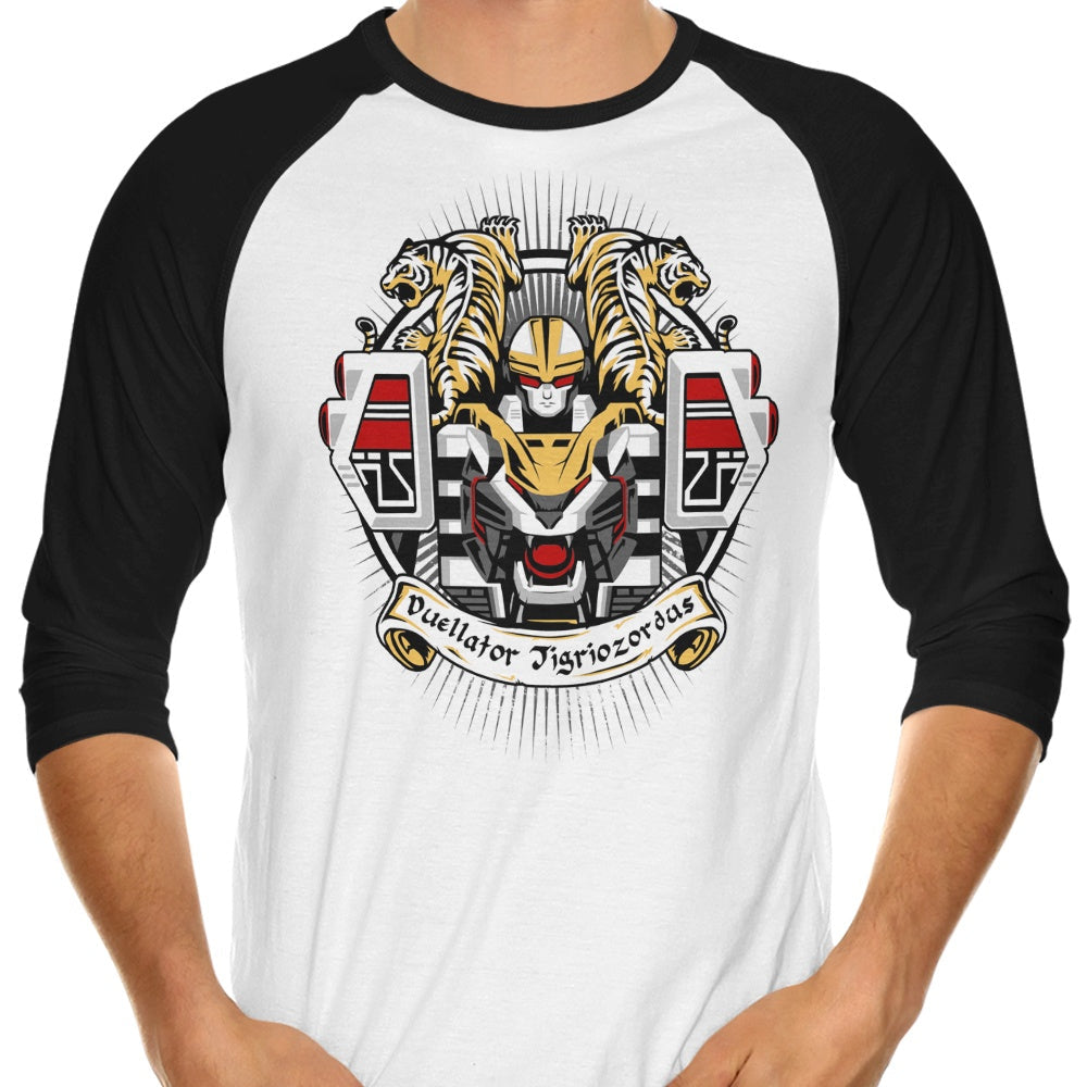 Duellator Tigriozordus 3/4 Sleeve Raglan - Adult & Kids T-Shirts, Sweatshirts & Hoodies apparel design preview 1