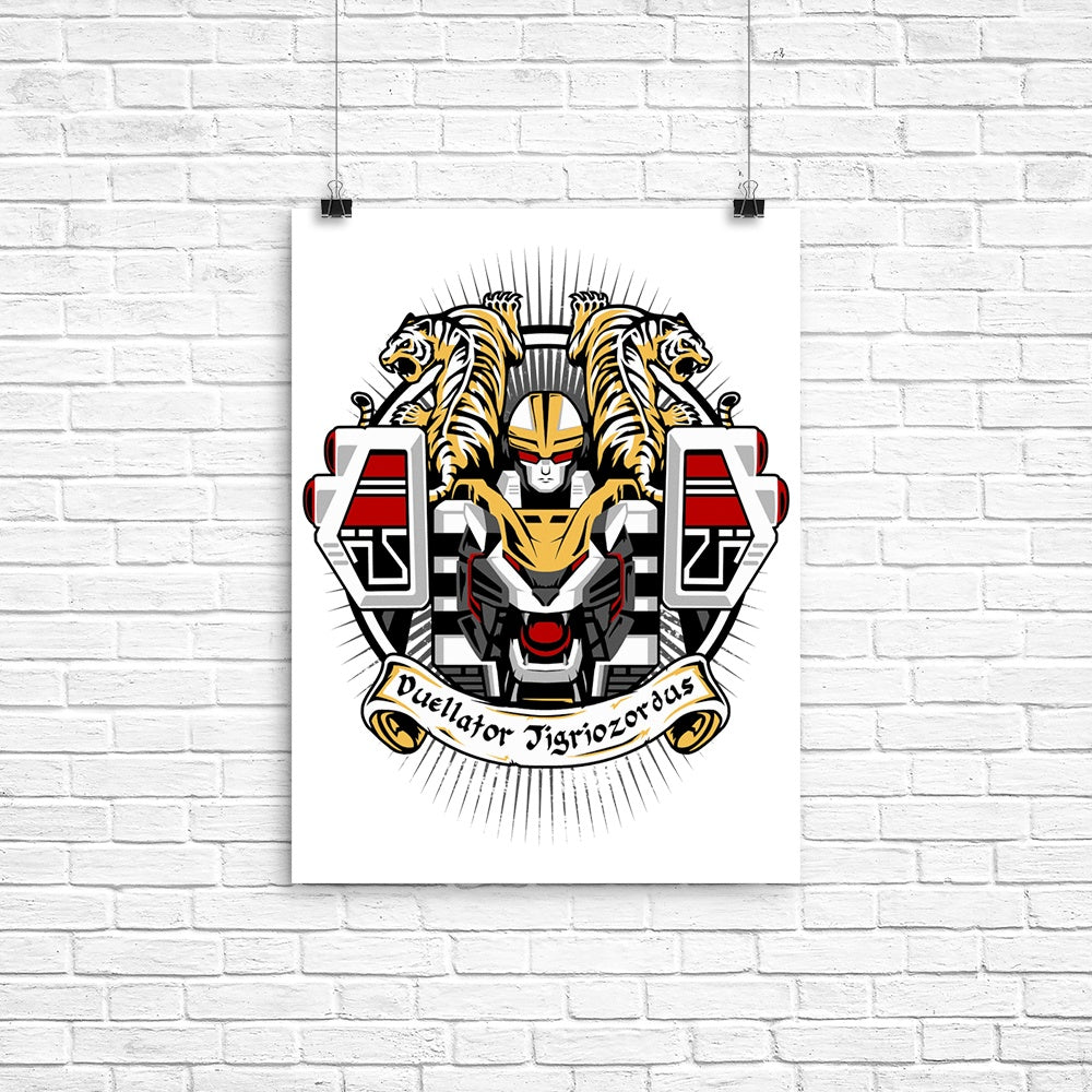 Duellator Tigriozordus Poster - Adult & Kids T-Shirts, Sweatshirts & Hoodies apparel design preview 1
