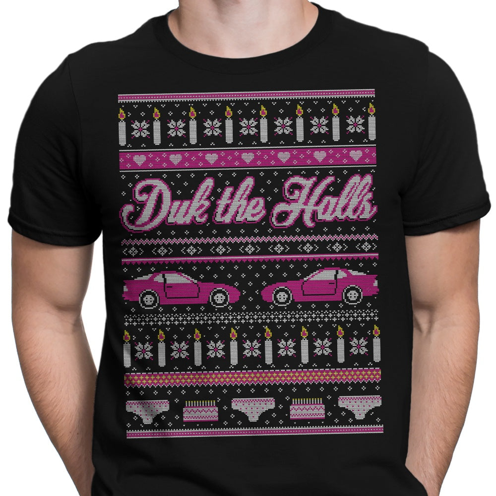 Duk the Halls Men's Apparel - Adult & Kids T-Shirts, Sweatshirts & Hoodies apparel design preview 2